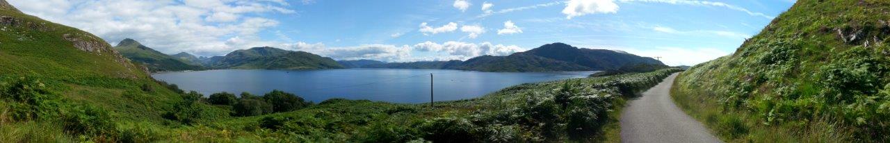 View from above Inverie